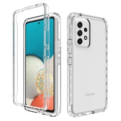 Transparent Shockproof Case for Samsung Galaxy S25 FE A17 A56 A55 A36 A16 5G A35 A14 A54 A34 A15 S25 edge S24 S22 S23 Ultra Plus