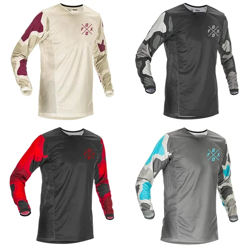 Imagen 1 del producto Camisa de manga corta para hombre, jersey de carreras, descenso, bicicleta de montaña, motocicleta, Crossmax, MX Ranger Foxo DH, verano 2024