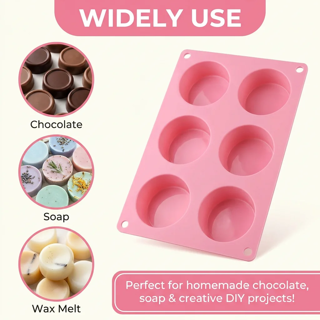 Forma de silicone redonda com  - Eco Soap avaliação e preço