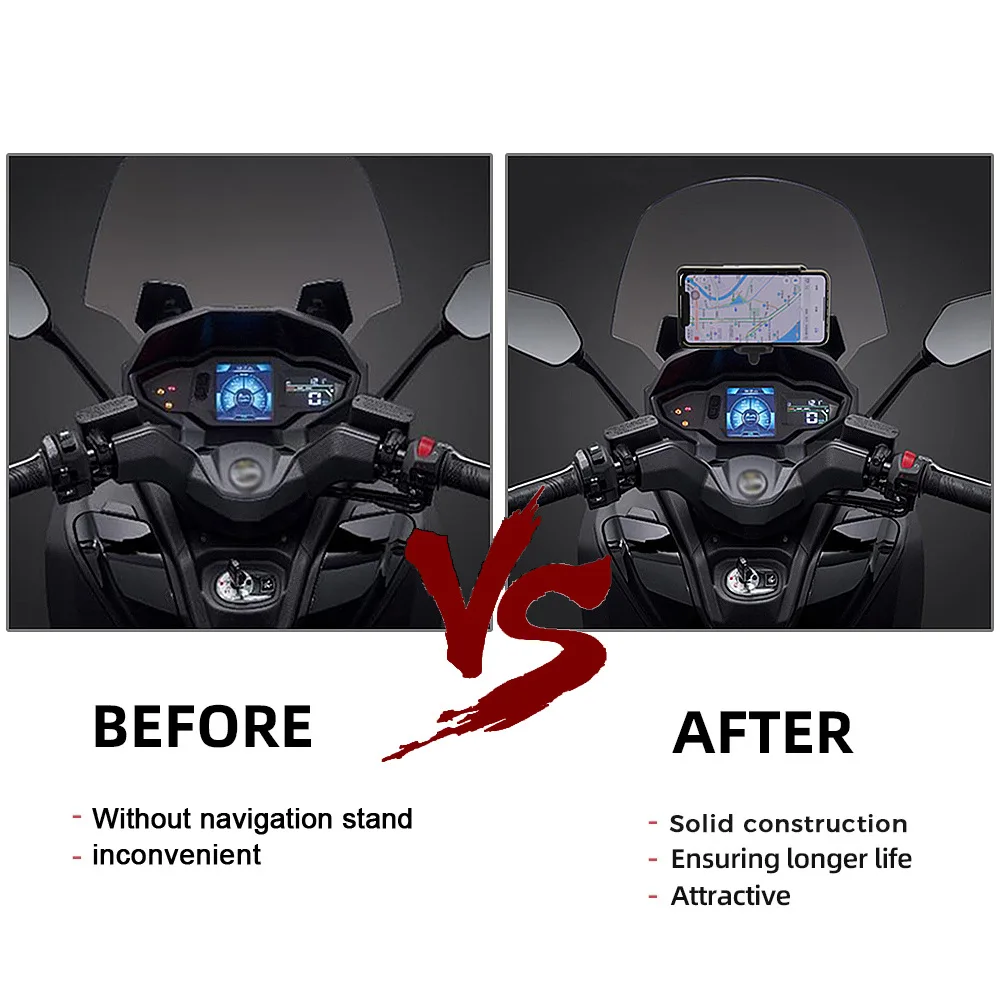 For SYM MAXSYM TL 500 508 TL500 TL508 2019 - 2022 2023 2024 Mobile Phone Holder Stand Support GPS Navigation Bracket Accessories