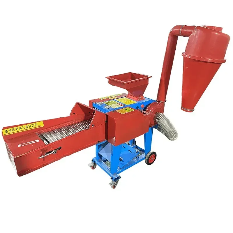 Agricultural machinery rice husk cutting Mini sheep breeding grass and crushing - body