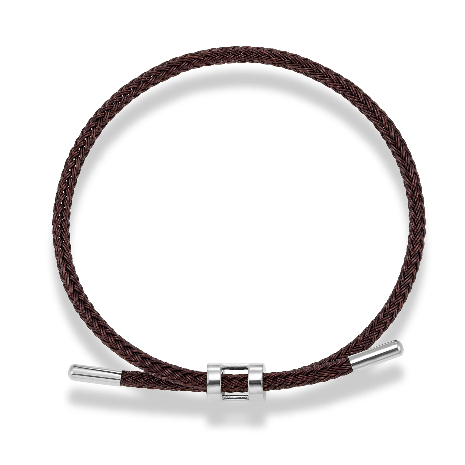 Luxuriöses Mehrfarbiges Handgefertigtes Armband für Damen und Herren Verstellbares Nicht-Verblassendes Edelstahl-Draht Wasserfestes Seil Paar-Schmuck Geschenk