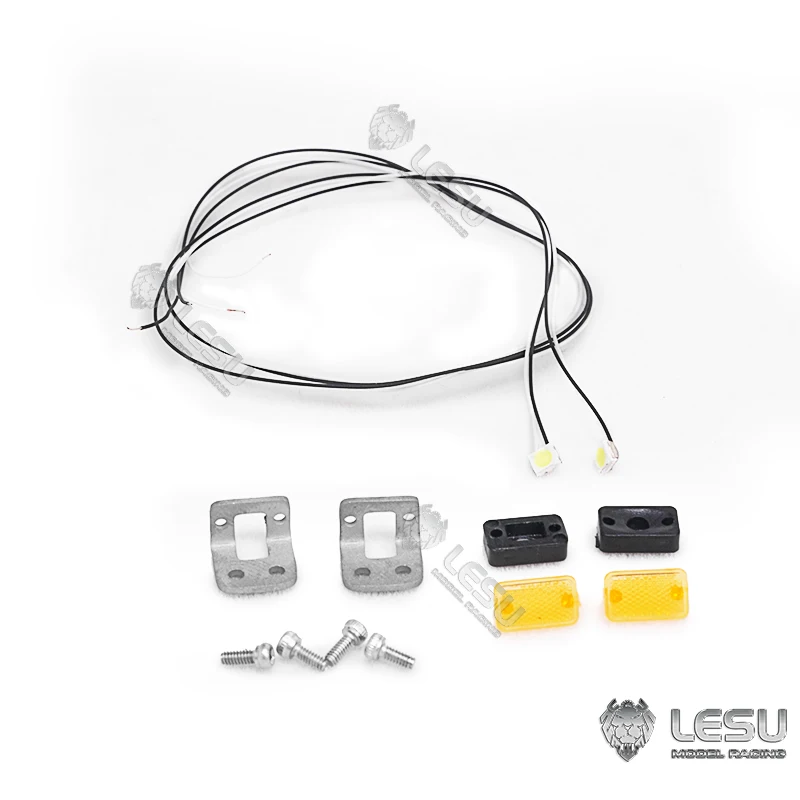 LESU 1/14 RC Truck Trailer Zijbreedte Verlichting Klaringslichten Waarschuwingslichten LED Verlichting S-1288 voor Tractor Modder Vrachtwagens