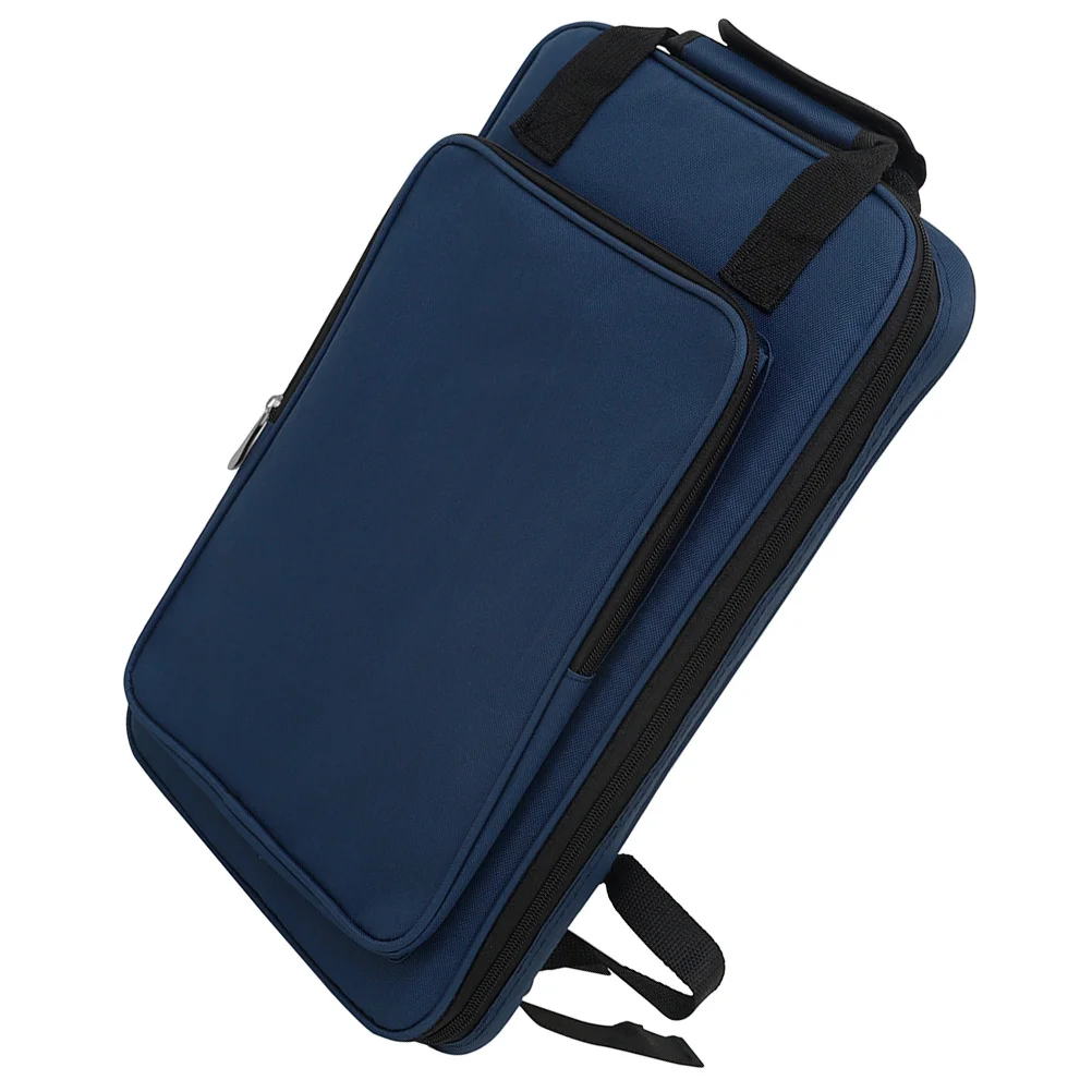 

Portable Drumstick Storage Pouch Heavy Duty Oxford Fabric Drum Stick Carry Bag with Compartments for Mallets Keys Cards Tapes