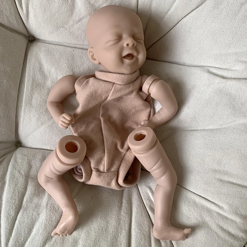 11inch Reborn Doll Kit Salia with Signature Unfinished Mini Doll Parts Reborn Blank Doll Kit with Body and Eyes