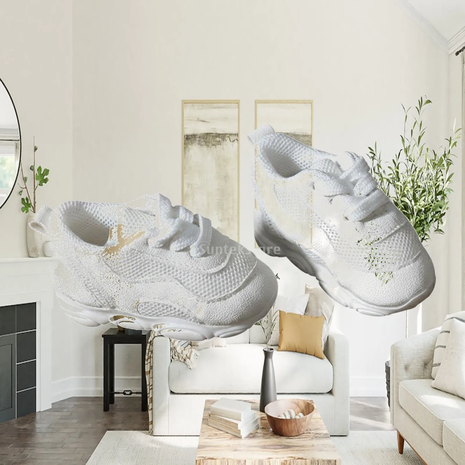Miniatur-Harz-Puppenschuhe Leichte Flache Sneaker für 1/4 Maßstab …