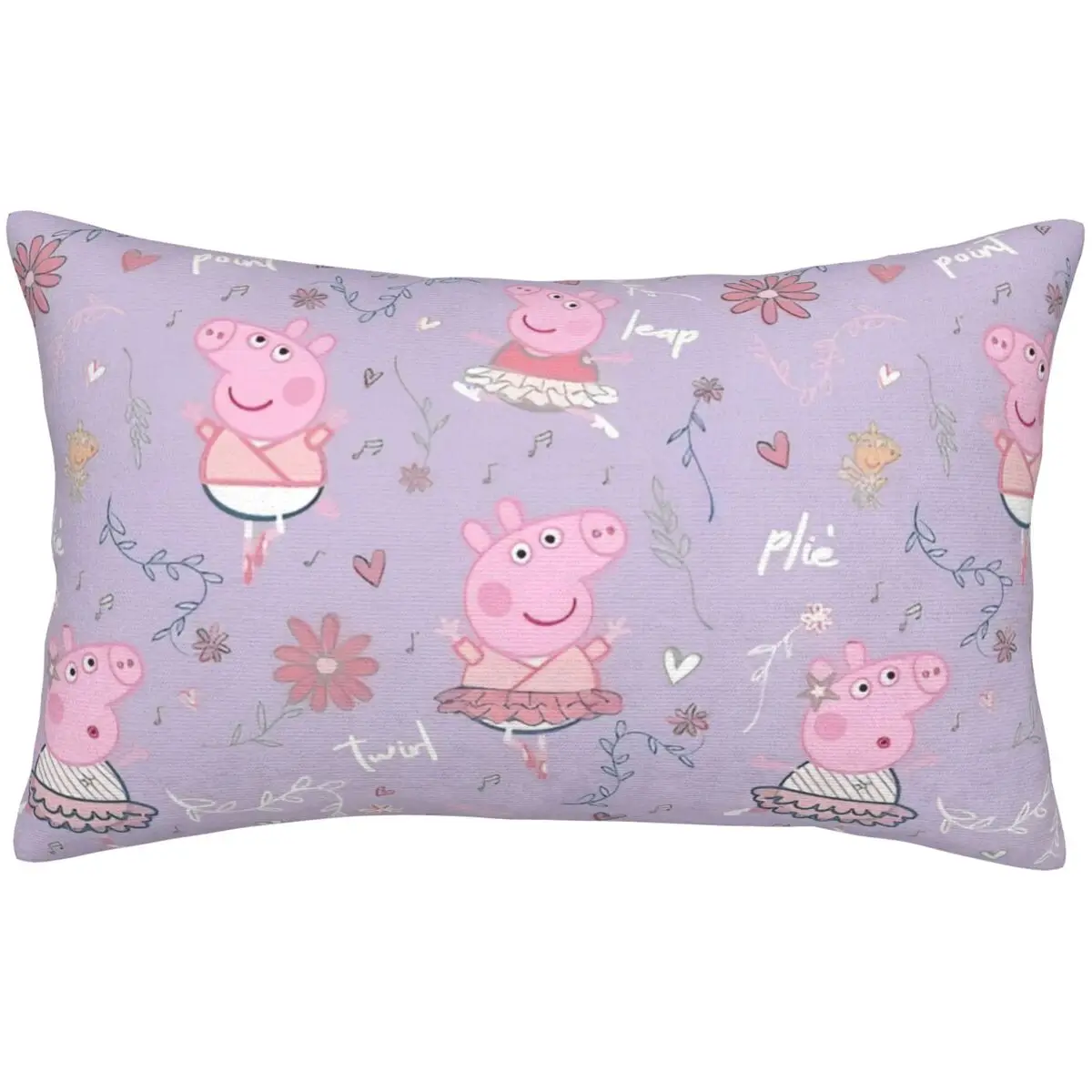 Kids Peppa Pig Bedding Pillowcase For Hair and Skin Extra Soft Pillow Cover 20x30 inch