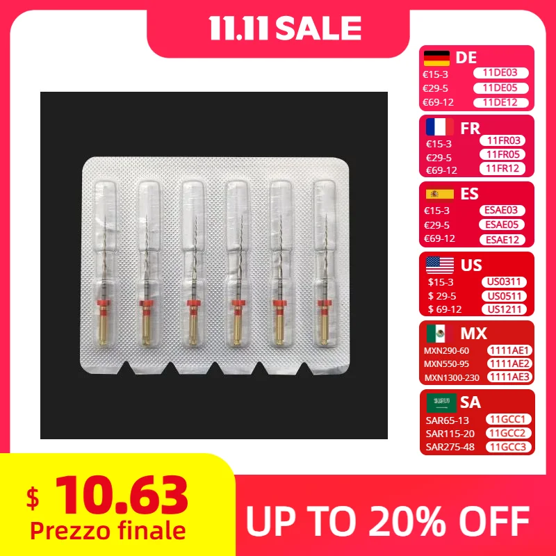 

Dental Red Reciprocation Files R25 R40 R50 Reciprocating Dental RECIPROC File Endodontic NITI Files Root Canal Endo Instruments