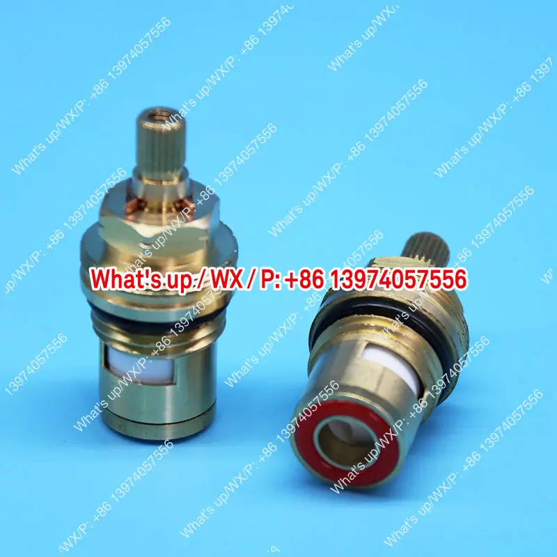 Tianshi T & S hot and cold star basin double double open mixed faucet spool copper spool equip013787-45