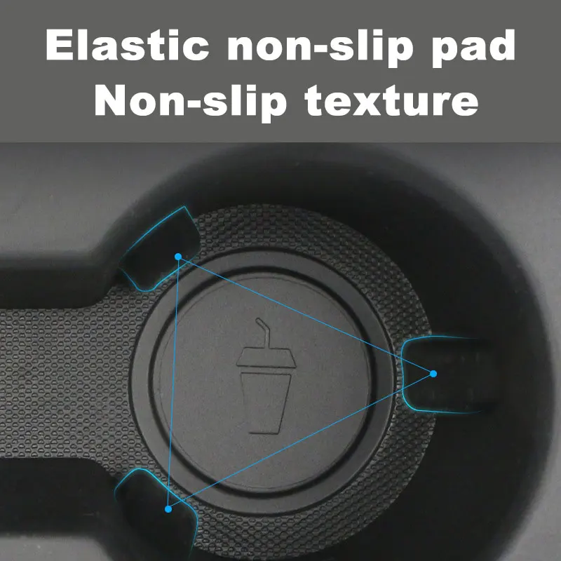 ل تسلا نموذج 3 Y 2017-2023 TPE حامل الكأس الناعم كوب ماء قاعدة شرب رف غطاء كوب سيليكون