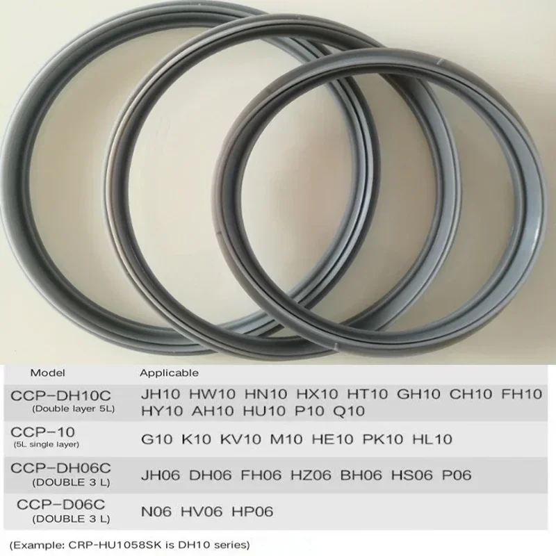1Pc for CUCKOO Rice cooker double seal ring replacement accessories  HT10 HR08 HZ06 5L 4L 3L