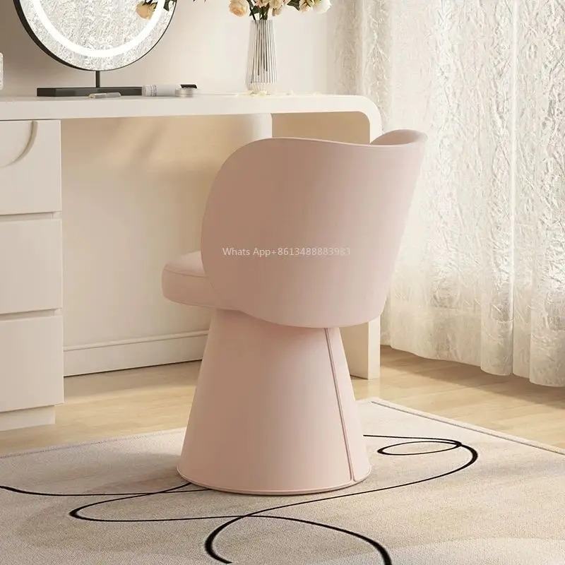 

Hot Dressing Stool Light Luxury Premium Cream Wind Master Bedroom Small Apartment Backrest Nail Salon Internet Celebrity