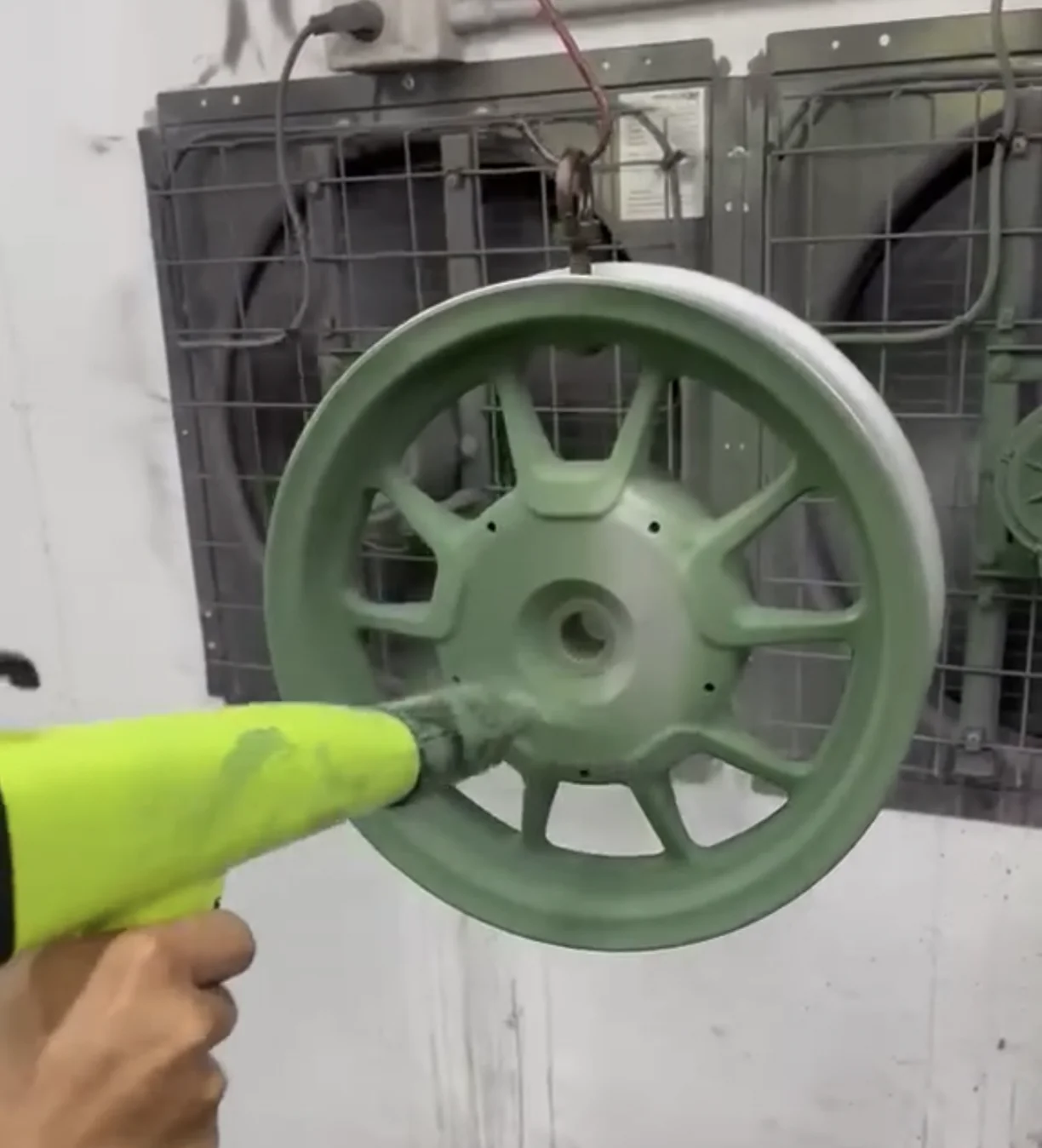 Manual Powder Coating Spray Iron Substrate Electrostatic Painting Equipment 110V/220V