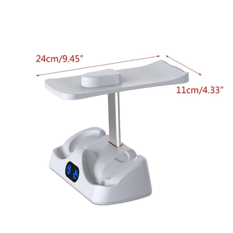 Док-станция для быстрой зарядки для VR2, гарнитура виртуальной реальности, подставка для дисплея, крепление Type-C, стеллаж для хранения контроллера гарнитуры, аксессуар