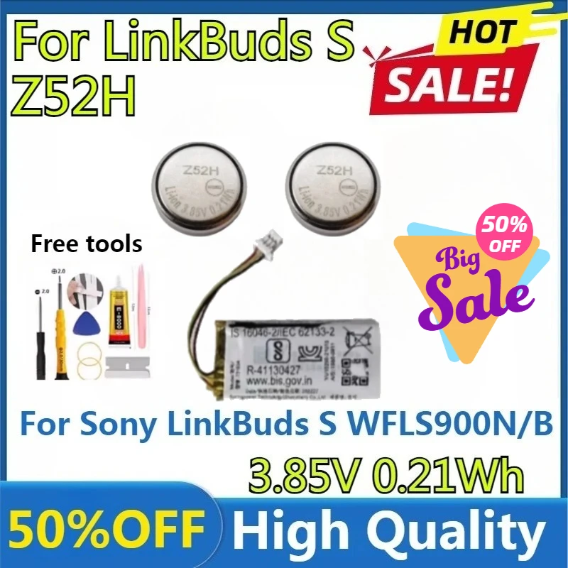 

For Sony LinkBuds S WFLS900N/B Truly Wireless Earbud Headphones New High Quality Replaceable 65mAh Z52H Battery