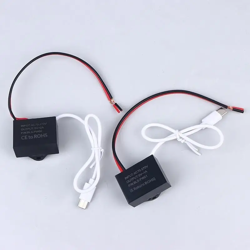 1PCS Waterproof 220V To 5V 1A/2A Wireless Video Camera Power Transformer For Household WiFi Monitoring Camera Adapter-Homeclub