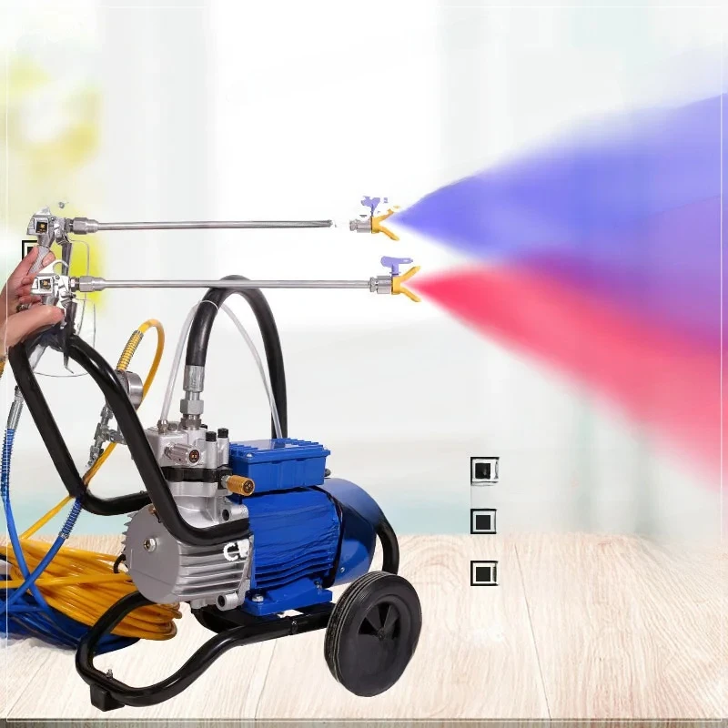 Насос из нержавеющей стали высокого давления 5200 Вт, профессиональный безвоздушный распылитель, распылитель краски, окраска Насос из нержавеющей стали высокого давления 5200 Вт, профессиональный безвоздушный распылитель, распылитель краски, окраска