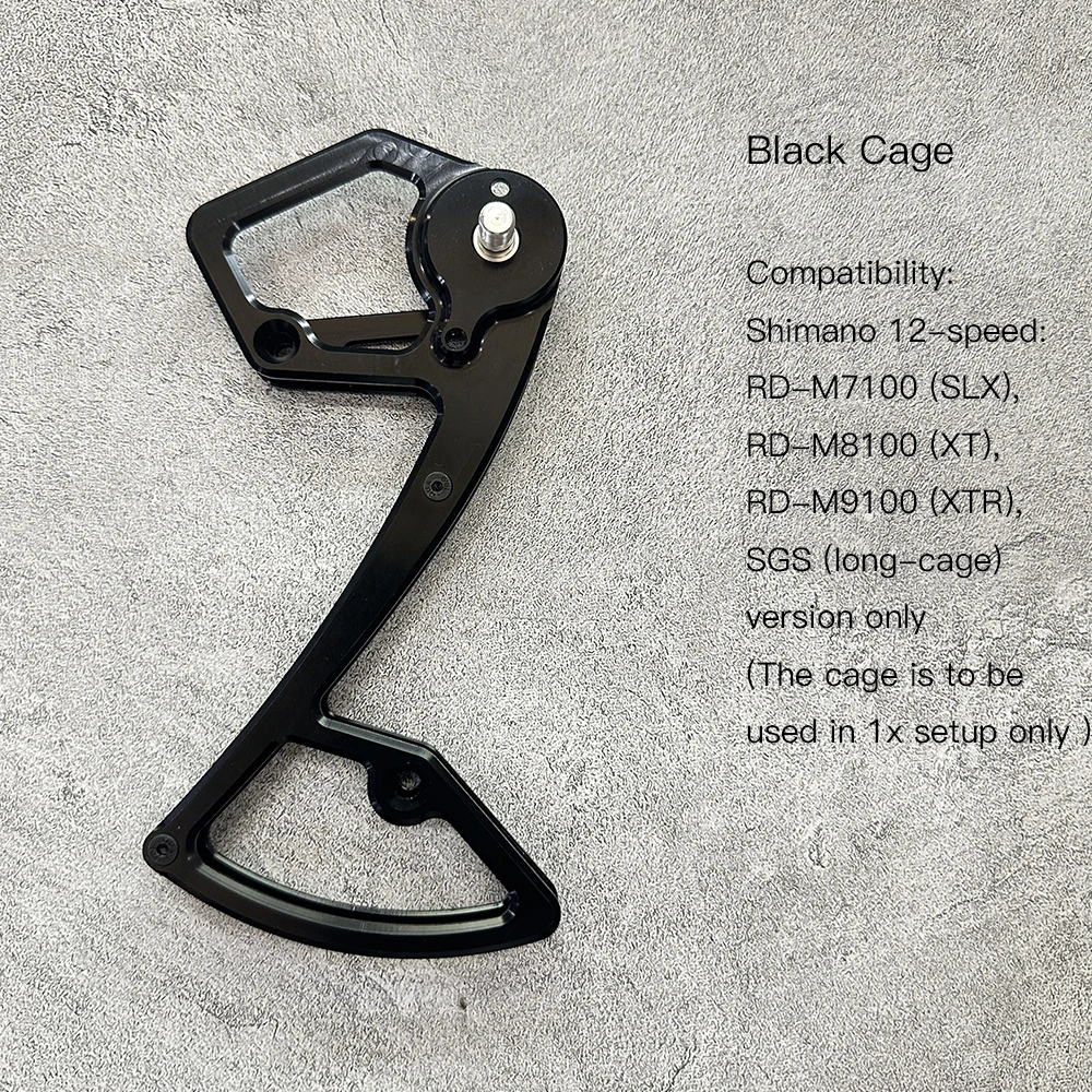MTB-Schaltwerksrollen für Shimano 12-Gang-Schaltwerke mit übergroßen Lagern für SLX XT XTR M7100 M8100 M9100 SGS – Detail 3