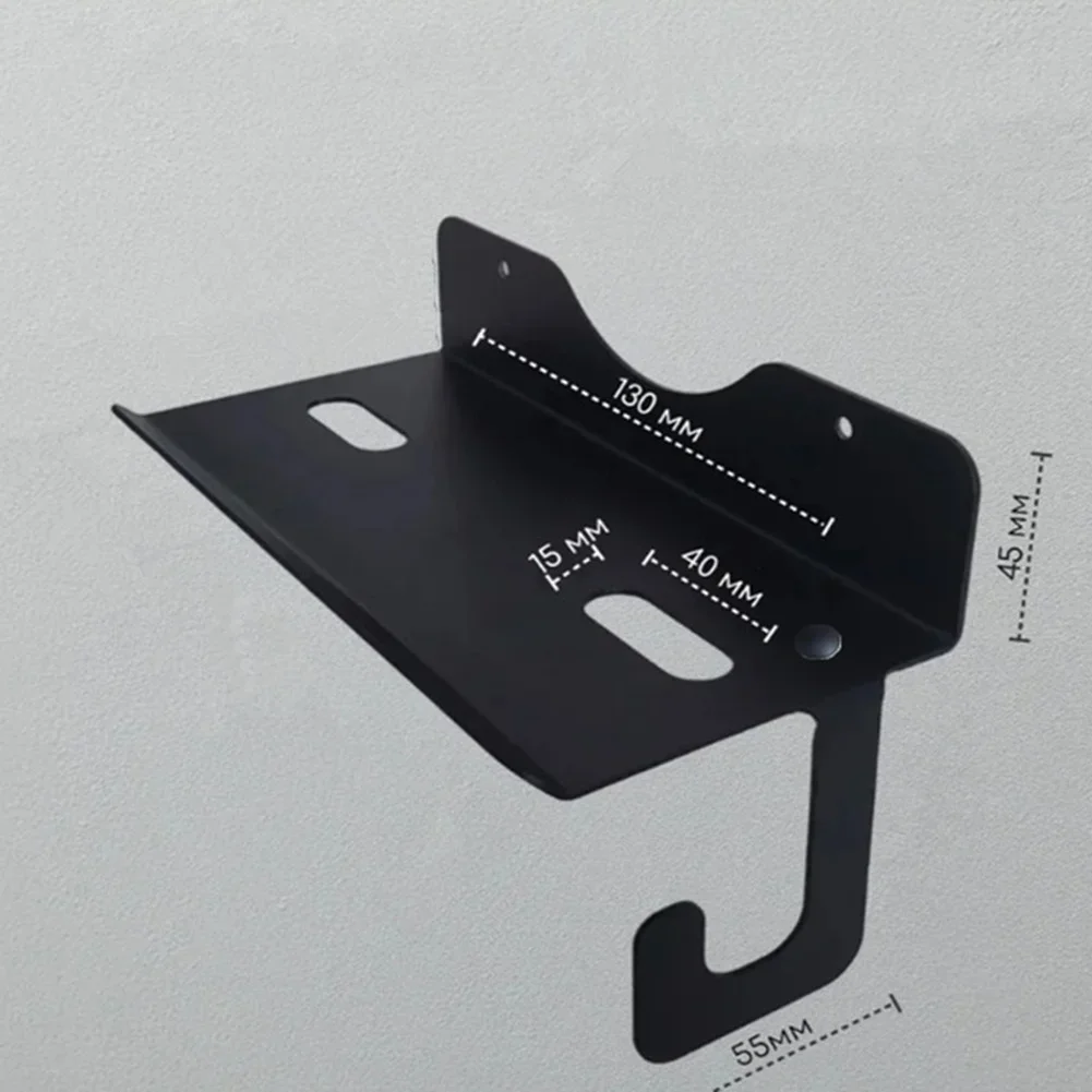 For Workshop Chainsaw Holder Power Tool Bracket Space Saving Metal Construction Iron Material Wide Fit Compatibility 4