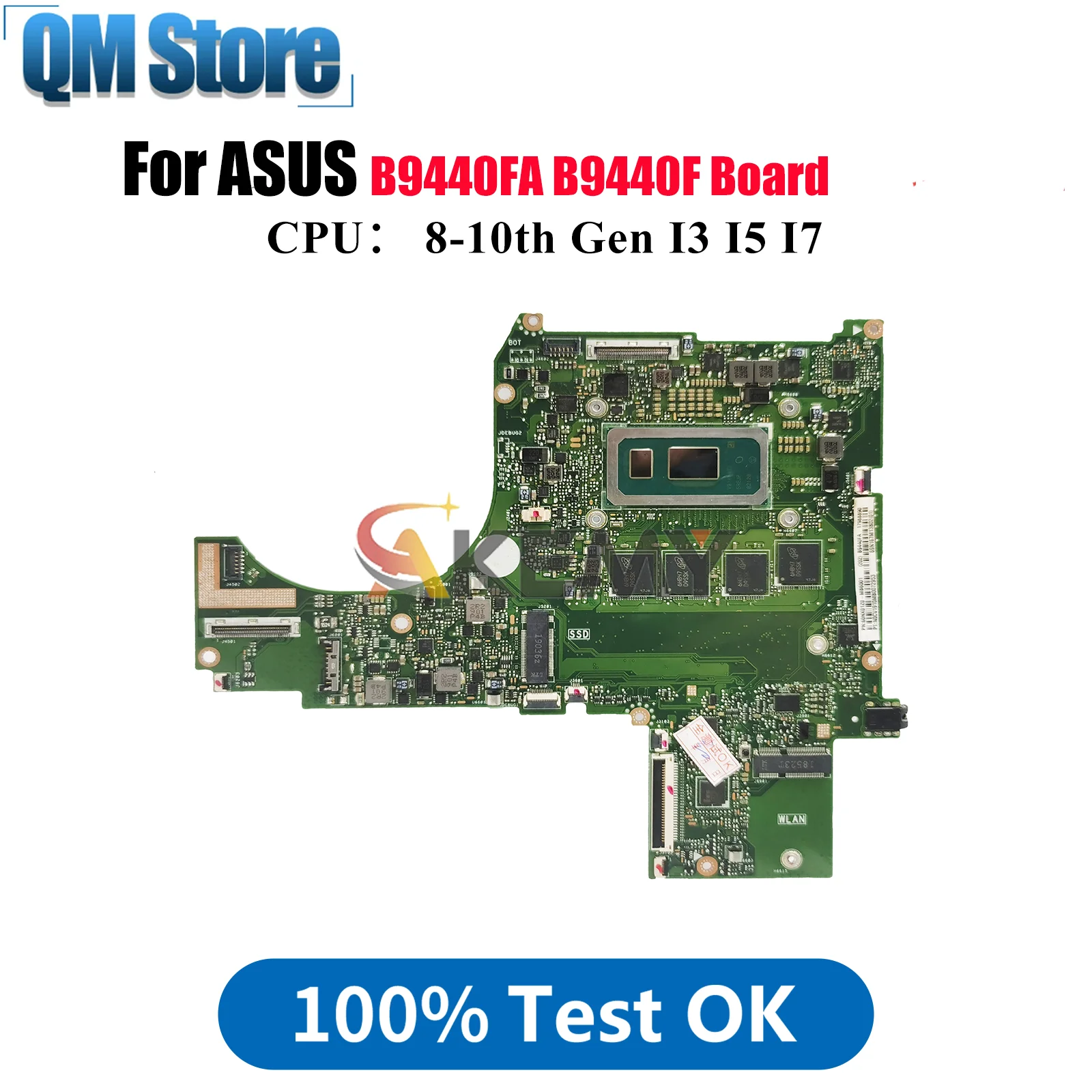 

B9440FA Материнская плата для ноутбука ASUS ExpertBook B9440FA B9440F Материнская плата для ноутбука с процессором I3 I5 I7 100% тестирование ОК быстрая доставка