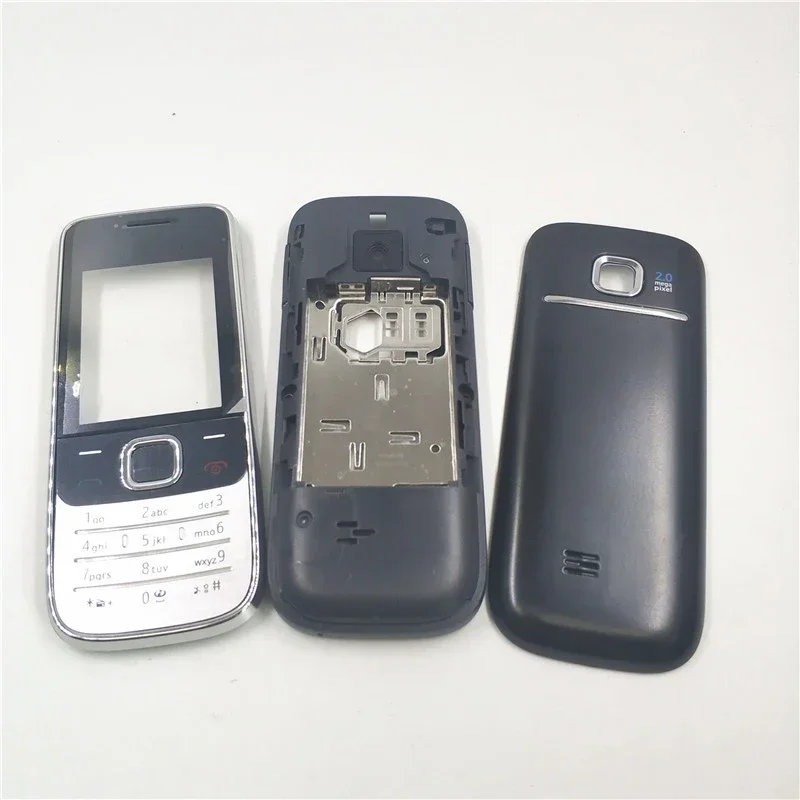 

Full Housing For Nokia 2730C 2730 Front Faceplate Frame Cover Case Back Cover/Battery Door Cover Keypad