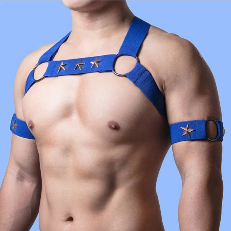 Fluorescent Color Chest Strap Nightclub Dj Gogo Costume Sexy Hollow Straps Elastic Bandage Burning Man Stage Accessories XS5156 image 4