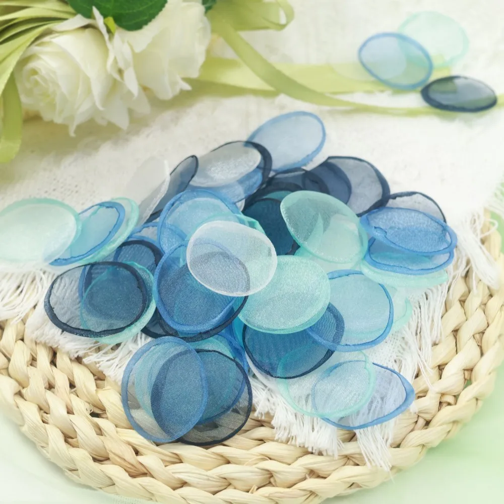 200pcs/bag Mixed Blue Artificial Rose Petals Wedding Party Tabletop Home Decoration Bridal Confetti Photo Props Wedding Shoot