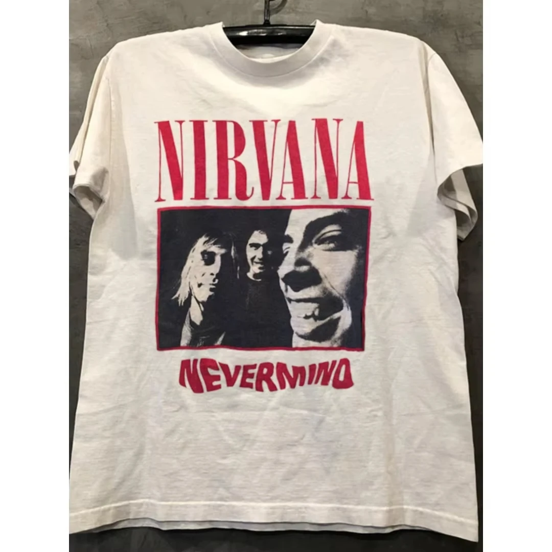 90s NIRVANA/ニルヴァーナ Tシャツ 白 ヴィンテージLサイズ NIRVANA ニルヴァーナ ヴィンテージ Tシャツ Lサイズ 90s NIRVANA