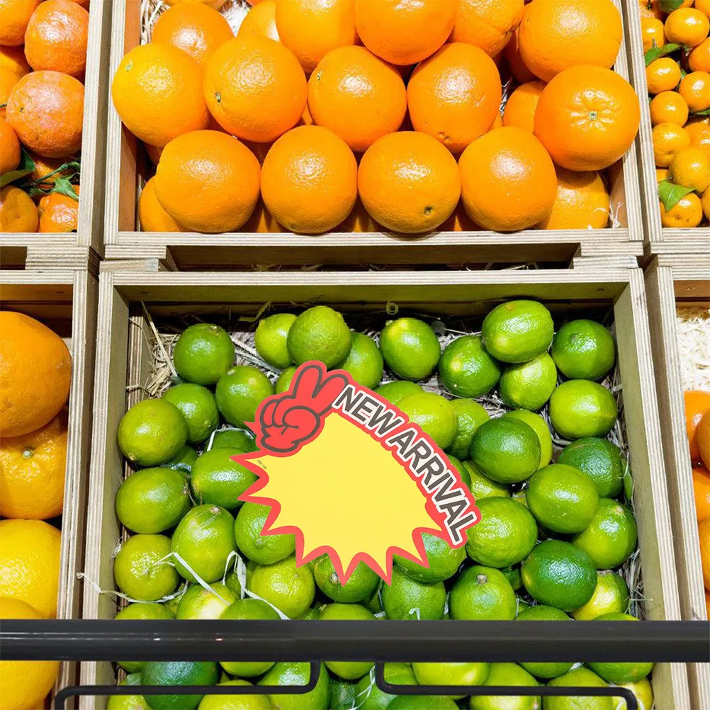 

200Pcs Retail Price Tags Blank Paper Labels for Supermarket Signs Display Tags for Stores