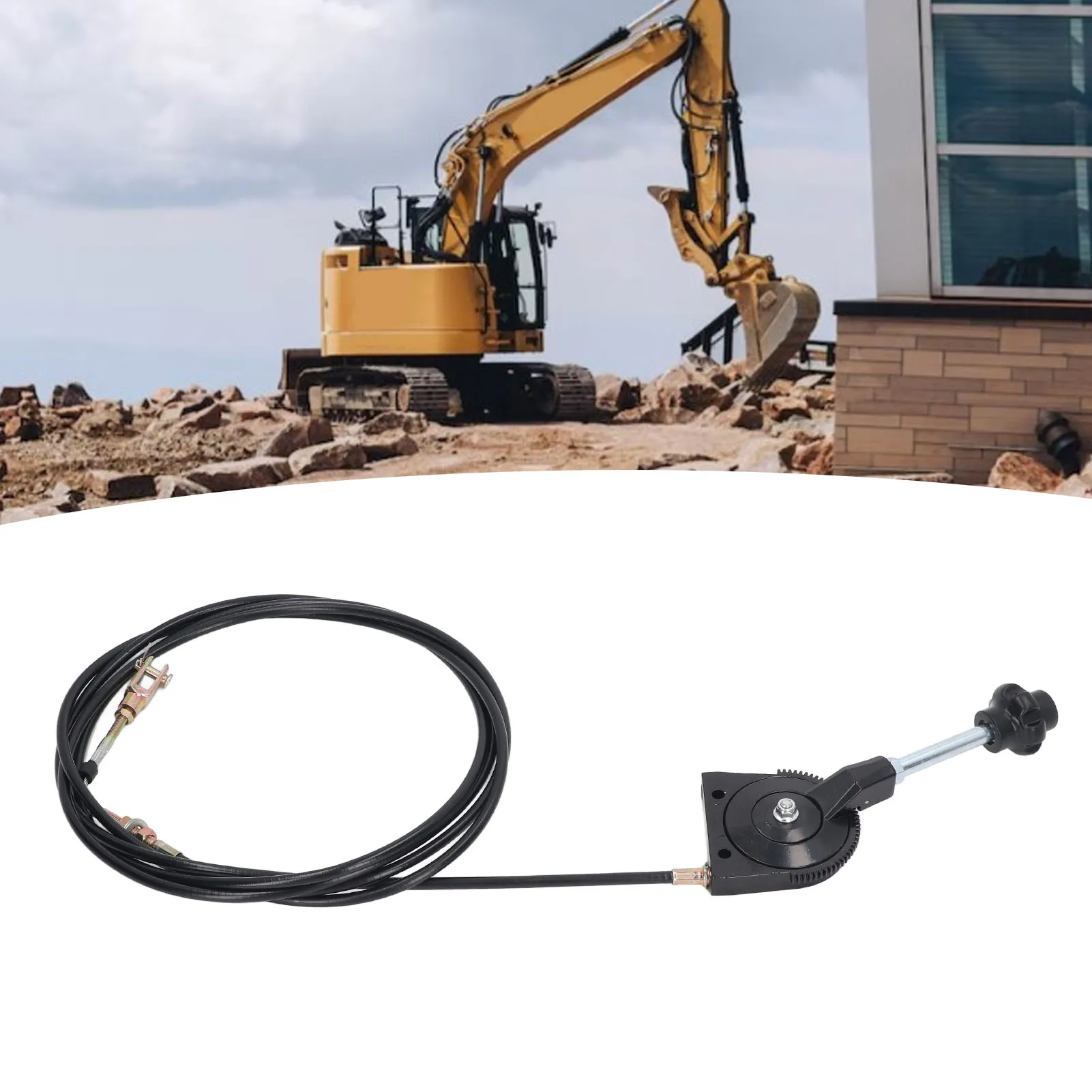 Excavator Manual Throttle Cable Motor Control Heavy Equipment Parts Accessories 3.5meter