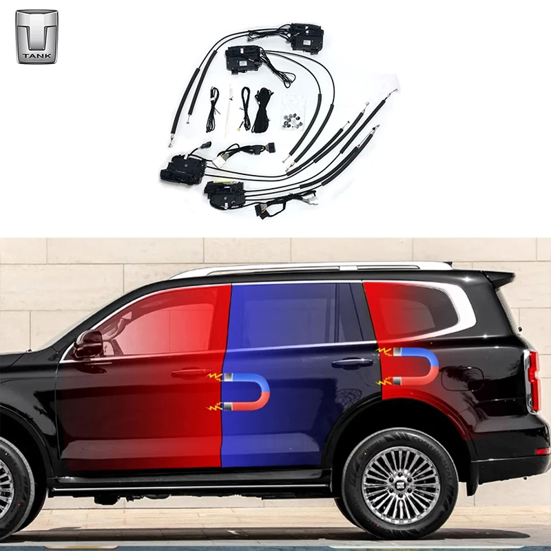 For Great Wall Tank 500 Electric Suction Door Modification Four Door Intelligent Electric Suction Lock Special Accessories