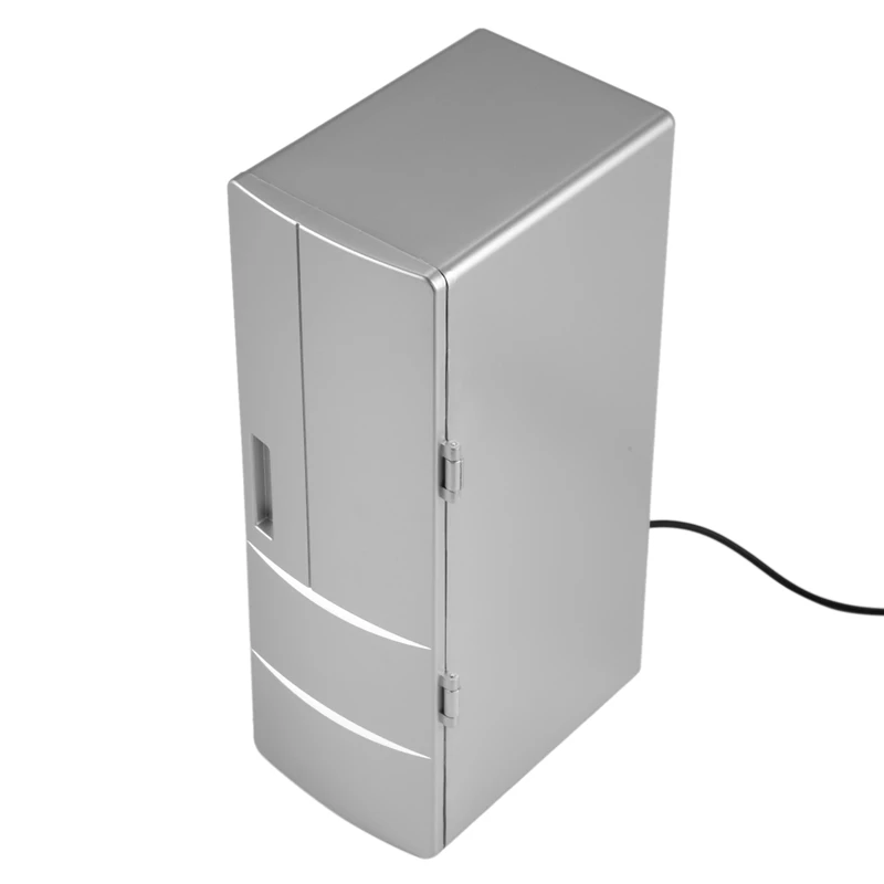 

Refrigerator Mini Usb Fridge Freezer Cans Drink Beer Cooler Warmer Travel Refrigerator Icebox Car Office Use Portable