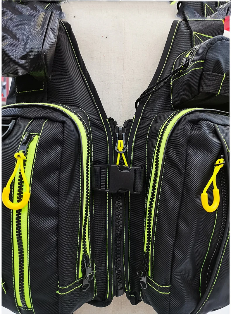 Multi-functional Life Jacket Vest for Outdoor Fishing, a Must-Have for Safety. Multiple Pockets for Storage, Buoyant Materials