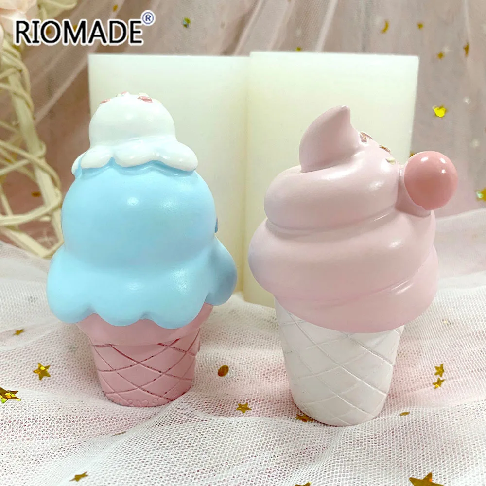 Ice Cream Silicone Mold Cute Styles Octopus Poop Model Baking Candy Fondant Cake Decoration Tools Handmade Candle Plaster Mould