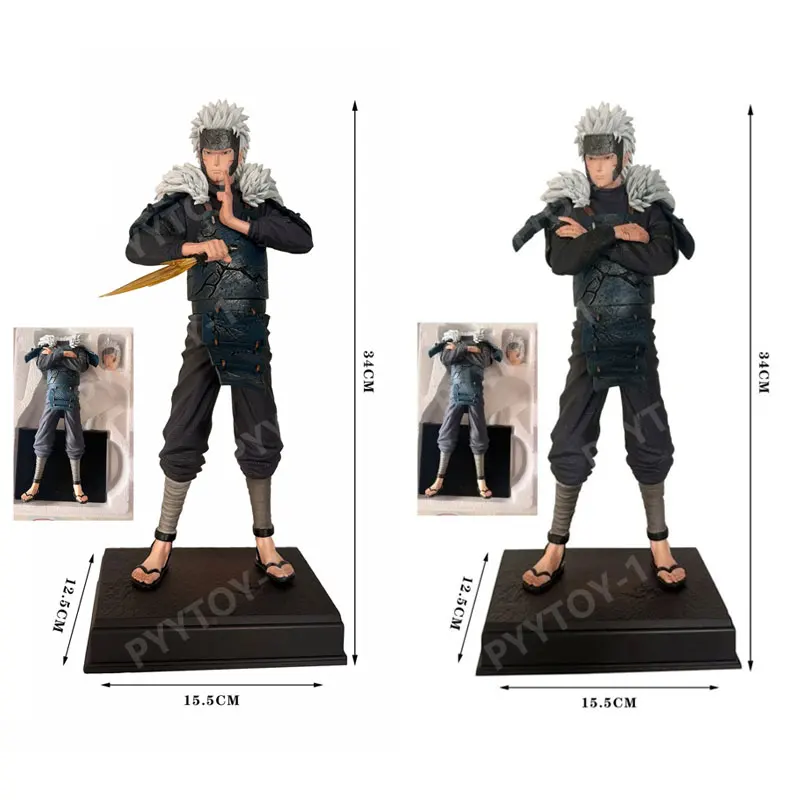 Naruto Anime Figures Senju Tobirama Action Figures New PVC Model Desktop Decoration Collection Statue Toys Boys Birthday Gifts