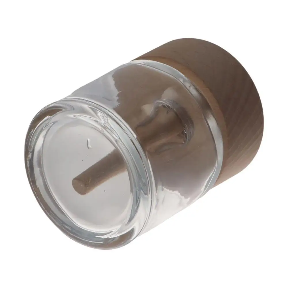 50ml Diffuser Bottles with Wooden Cap DIY Mini Essential Oils Containers Glass Transparent Refillable Fragrance Diffuser Jars