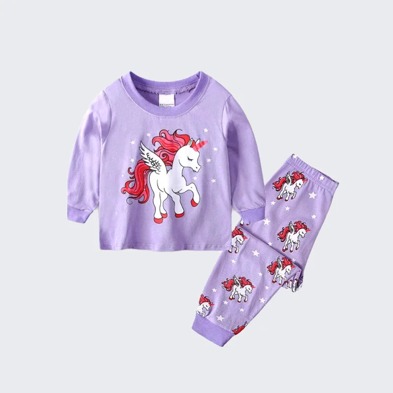 

New children's set children's long-sleeve stylish set Girls' Cute Two-Piece Outfit