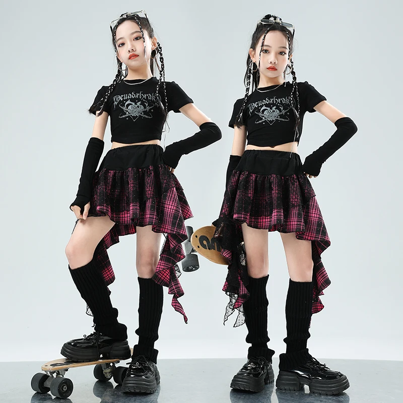 Cheerleading Dance Kleding Meisjes Crop Tops Rok Cheerleading Dance Performance Kostuum Hiphop Street Dance Kleding Pak Bl12113