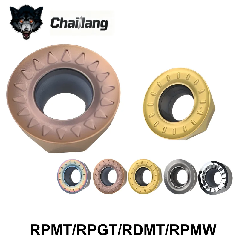 RPMT08T2 RPMT10T3 RPMW1003 RPMT1204 RDMT10T3 RDMT1204 Insert Carbide Inserts EMR TRS Face Milling cutter head rod Circular blade