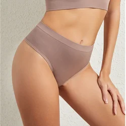 1Pc Seamless Panties Women Thongs Sexy Low Waist G-stringe Female Breathable Sports Underpants Comfort Lingerie S-5XL Intimates