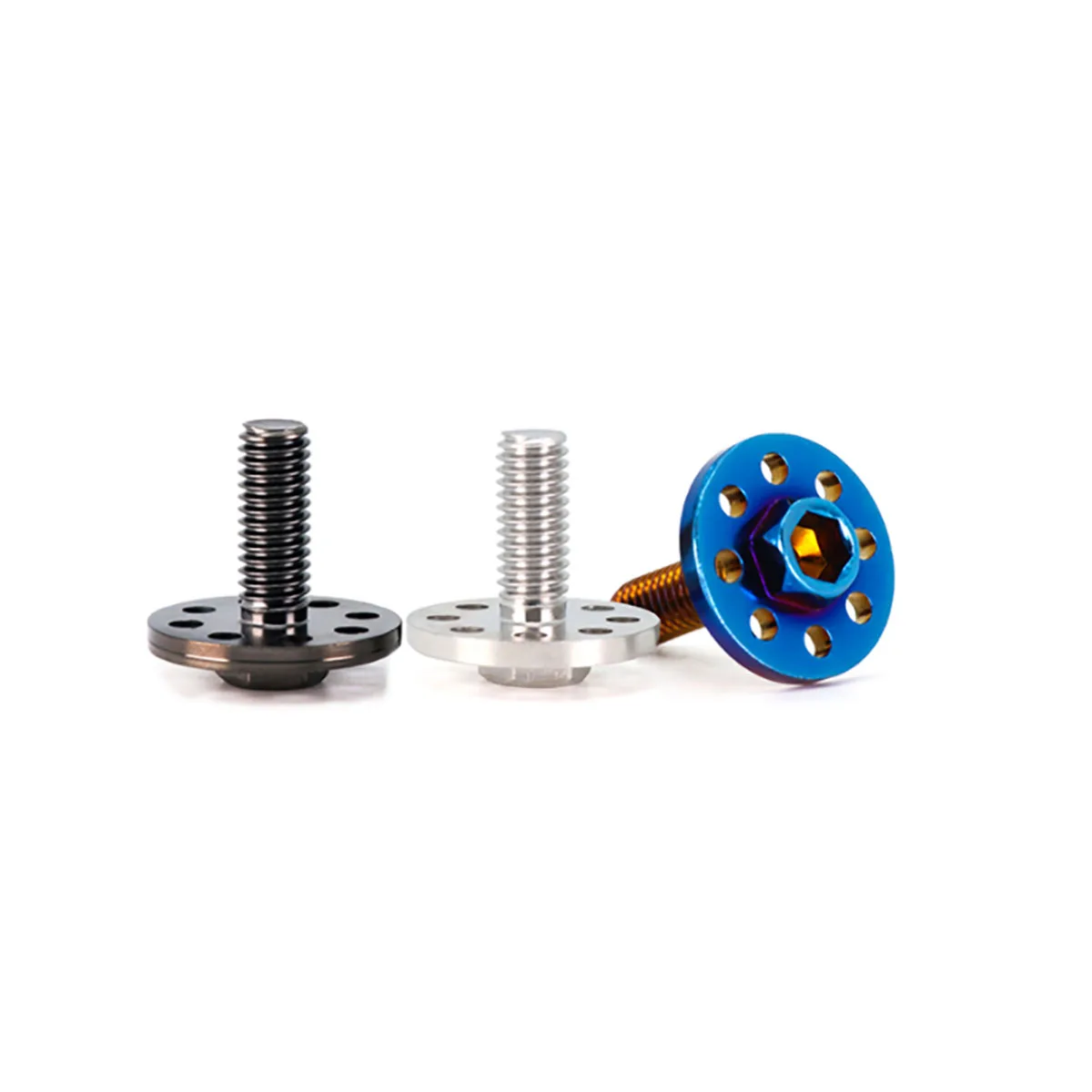 Big Head Flange Bolt Motorcycle / Electric Vehicle Assembly Accessories Automobile / License Plate Screw M6