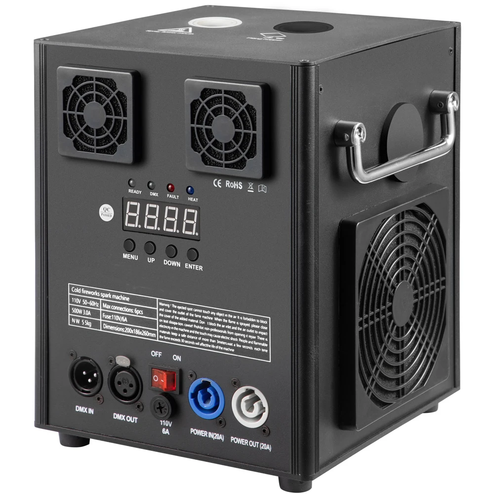 Cold Spark Machine 750W Spark Jet Machines Wedding Disco Dj Stage Show Party 2-5M 600w Cold Sparkler Machine Set Indoor Out