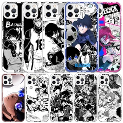 Anime Blue Lock Phone Case For IPhone 16 17 Air 16E 15 14 Plus 13 Mini 12 11 Pro Max 7 8 + SE 2020 Soft TPU Back Cover 16 17 Air