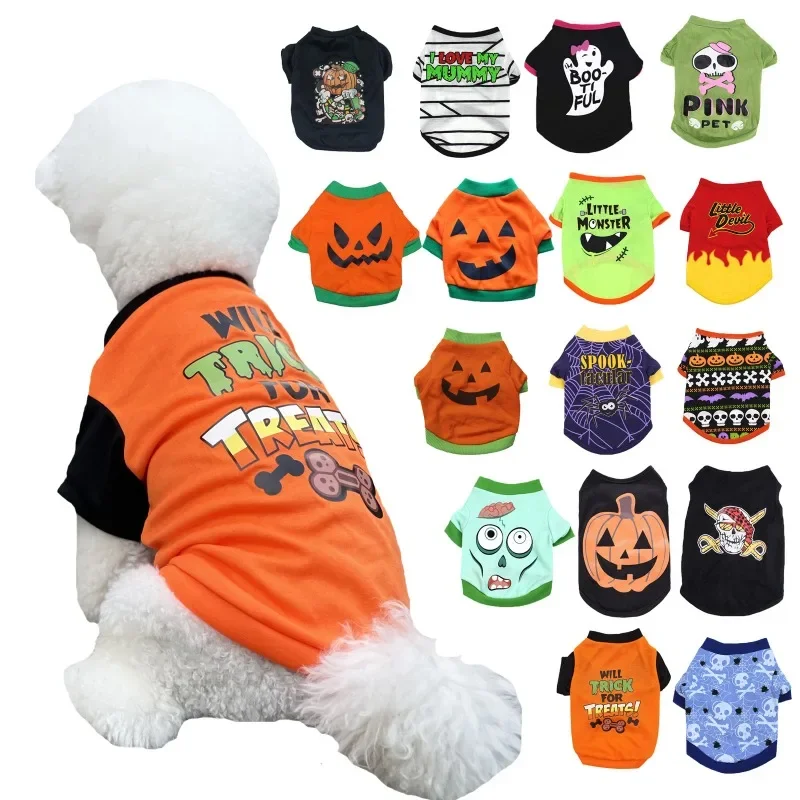 Classic Cat T Shirt Shirts Spring Autumn Pet Cosplay Clothes for Cats Gotas Katten Vest Dog Halloween Mascotas Party Clothing