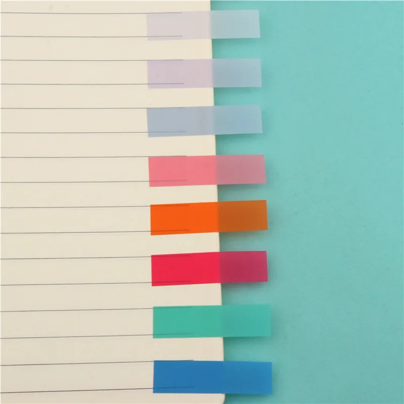 New 8 Types Color Self Adhesive Memo Pad Sticky Notes Bookmark  Memo Sticker Paper Office School Supplies