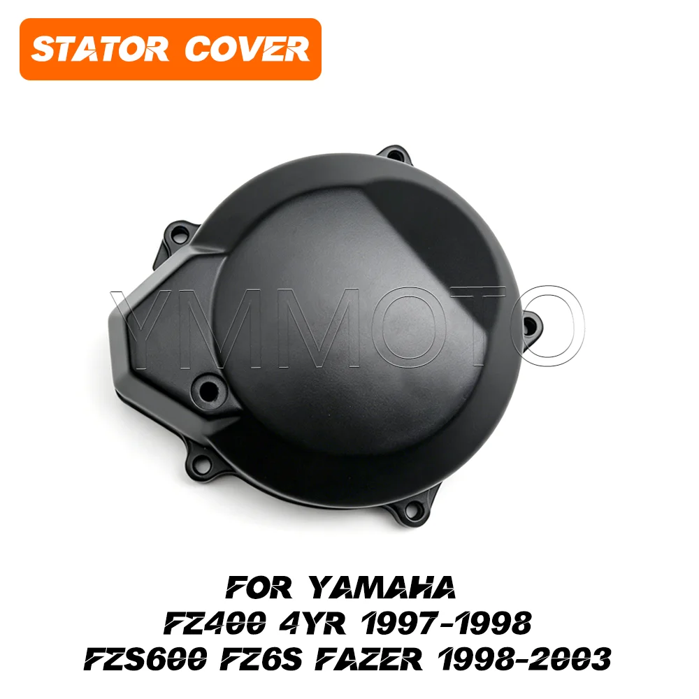 Motorcycle Stator Cover For YAMAHA FZS600 FZS 600 FAZER 1998-2003 FZ400 4YR 1997-1998 Engine Generator Ignition Crankcase Cover