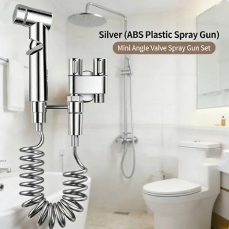 El rociador de inodoro de alta presión de mano Homefish con boquilla de modo dual es muy adecuado para limpieza de baño y lavado de inodoro