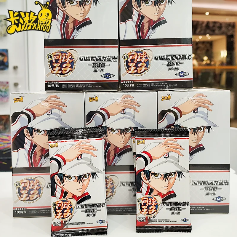 

Подлинная карта KAYOU «Принц тенниса» Sparkling Moment Peak Pack, анимационная коллекция игр с героями мультфильмов, карты, периферийные игрушки, подарок