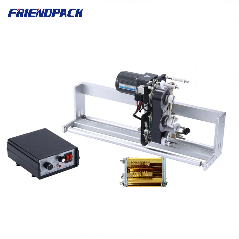 

Automatic Batch Date Coding Machine Pneumatic Wood Cartons HP-214G Hot Stamping Ribbon Foil Stamp Printing