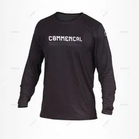 Camiseta de motocross cómoda, bicicleta, BMX, bicicleta de descenso de montaña, manga larga, camisetas de carreras de enduro, camisetas de ciclismo, DH, MTB, O